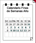 Calendario 
            FDS